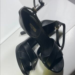 Michael Kors Black Strappy Heels
